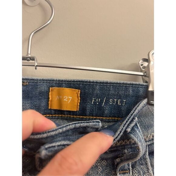 Pilcro embroidered boho STET midi shorts size 27 - Picture 6 of 10